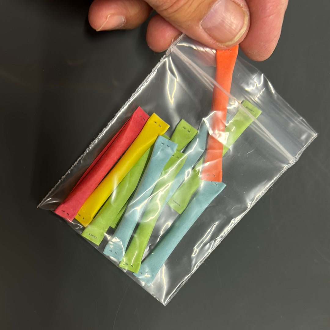 Tombola Lose in Beutel abfüllen zu 9 Nieten + 1 Treffer