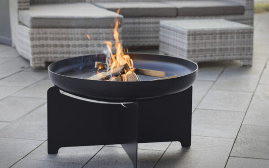 Gartenfeuer & Feuerschale Feu du Jardin X70 Schwarz 75x40 cm