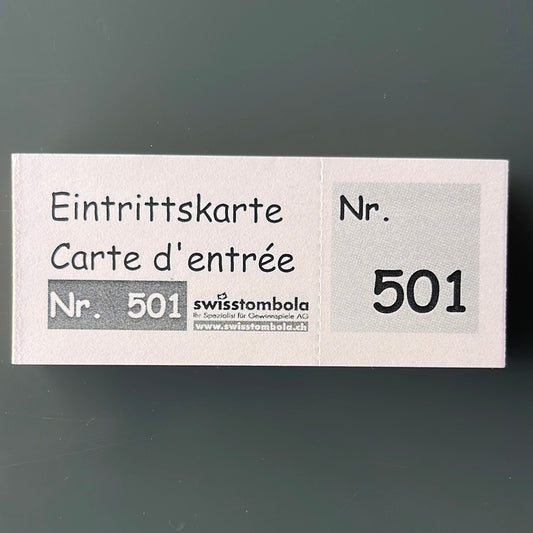100 Eintrittskarten am Block beige