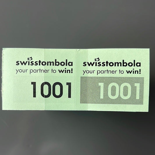 1000 Doppelnummern am Block grün