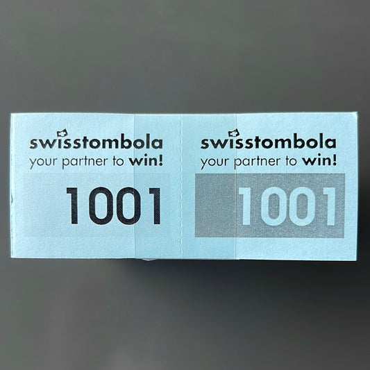 1000 Doppelnummern am Block blau