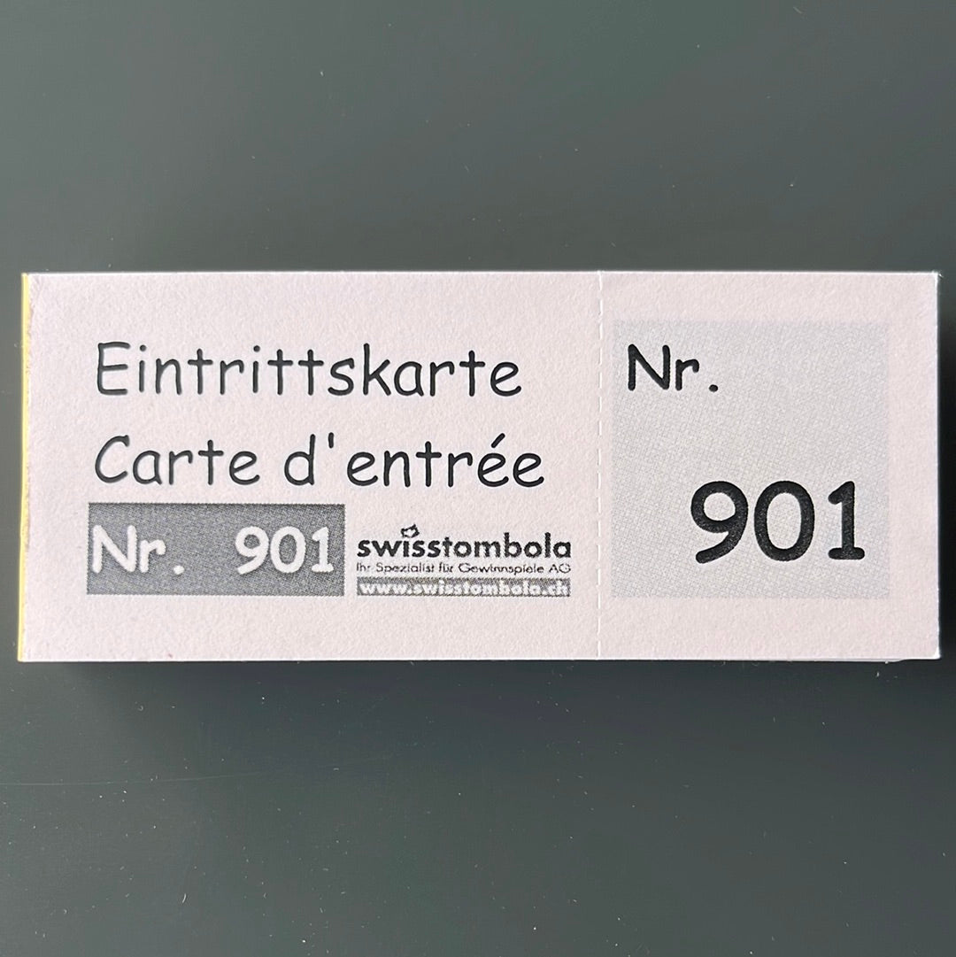 100 Eintrittskarten am Block beige