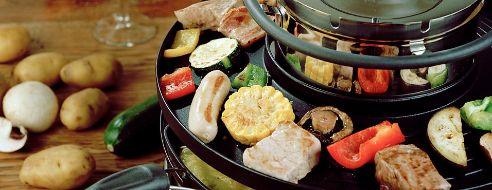 Iglu of Switzerland Castello deluxe Fondues Grill Raclette