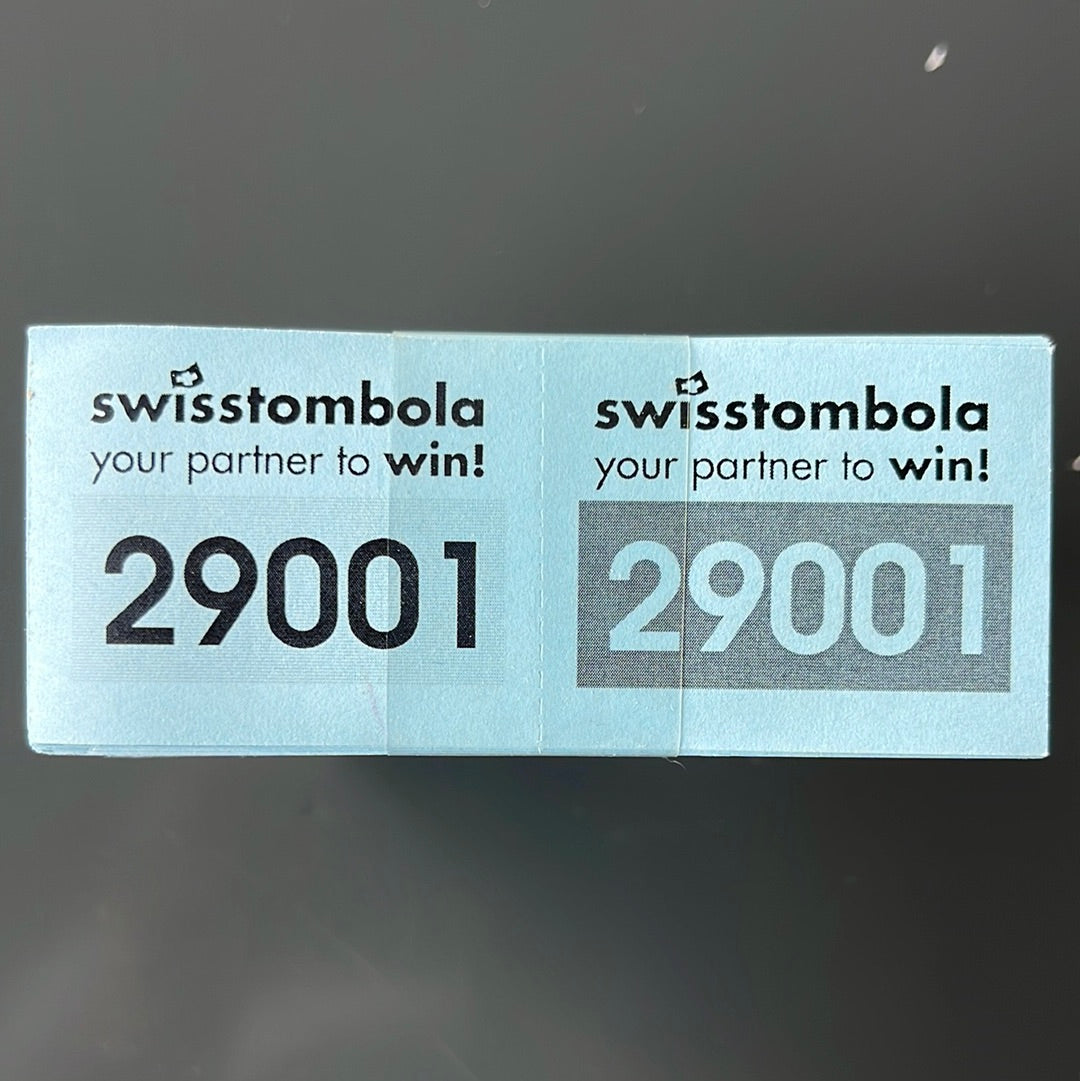 1000 Doppelnummern am Block blau