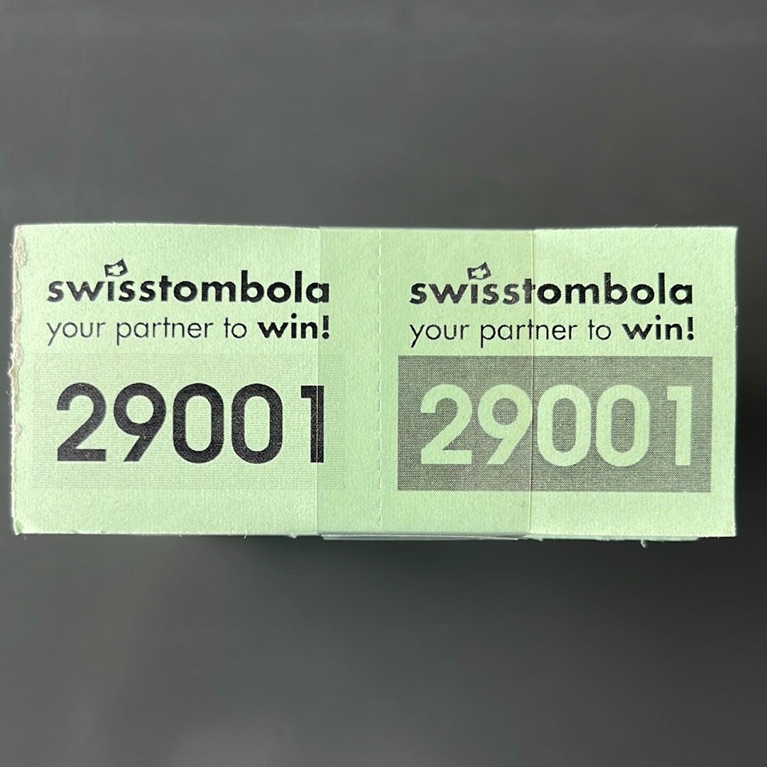 1000 Doppelnummern am Block grün