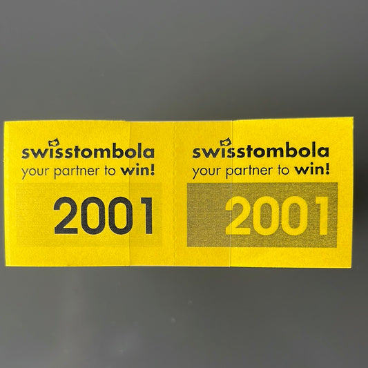 1000 Doppelnummern am Block gelb