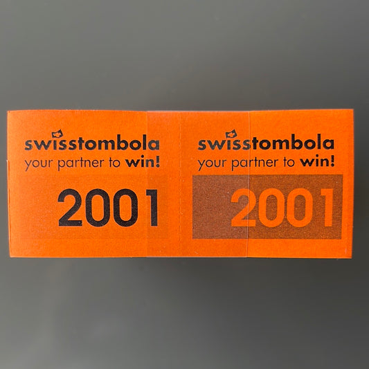 1000 Doppelnummern am Block orange