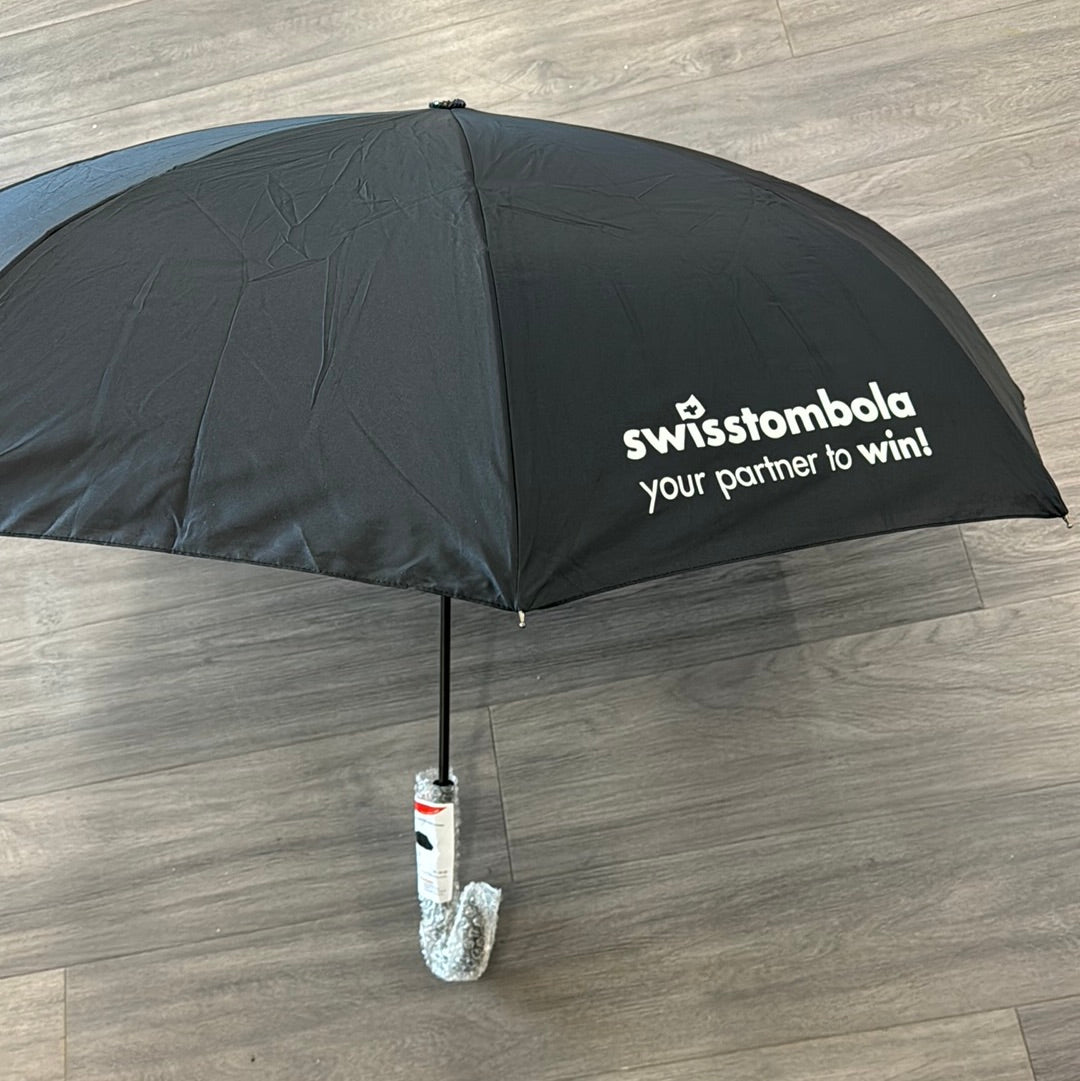 DUNDEE Swisstombola Regenschirm schwarz 23"
