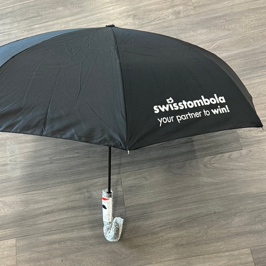 DUNDEE Swisstombola Regenschirm schwarz 23"