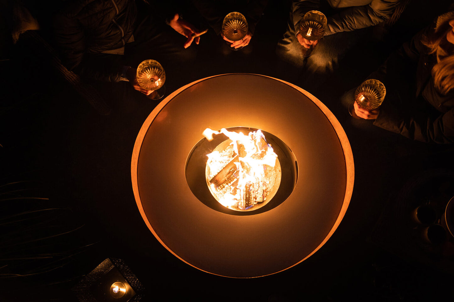 Gartenfeuer & Feuerschale Feu du Jardin WAVE Rost-Optik 100x54 cm