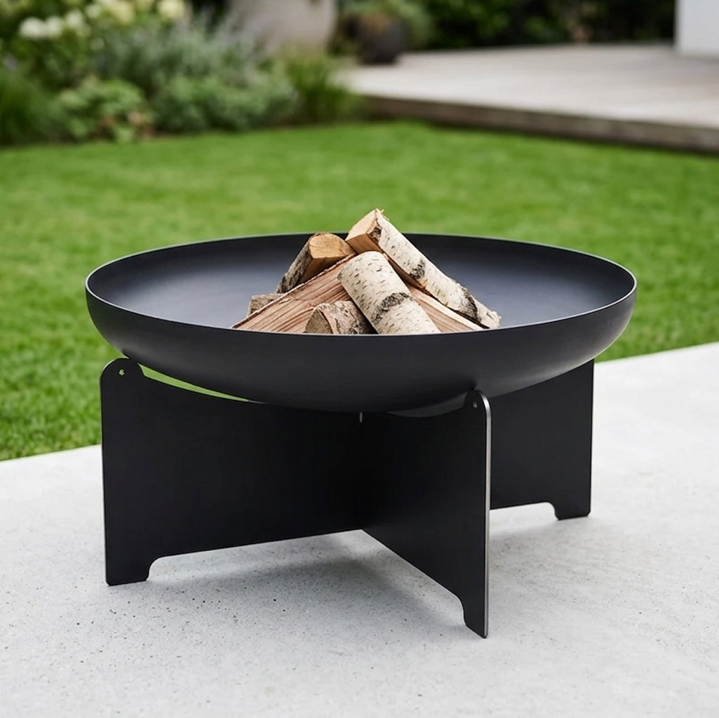 Gartenfeuer & Feuerschale Feu du Jardin X50 Schwarz 57x25x57 cm
