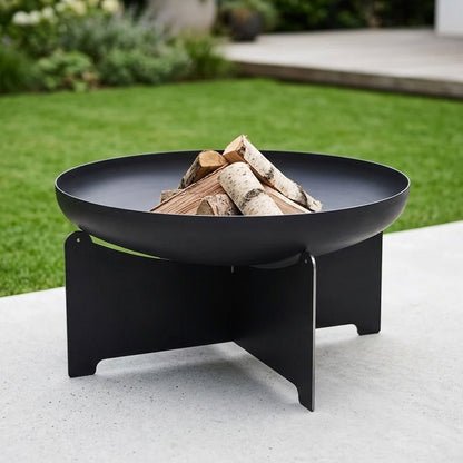 Gartenfeuer & Feuerschale Feu du Jardin X50 Schwarz 57x25x57 cm