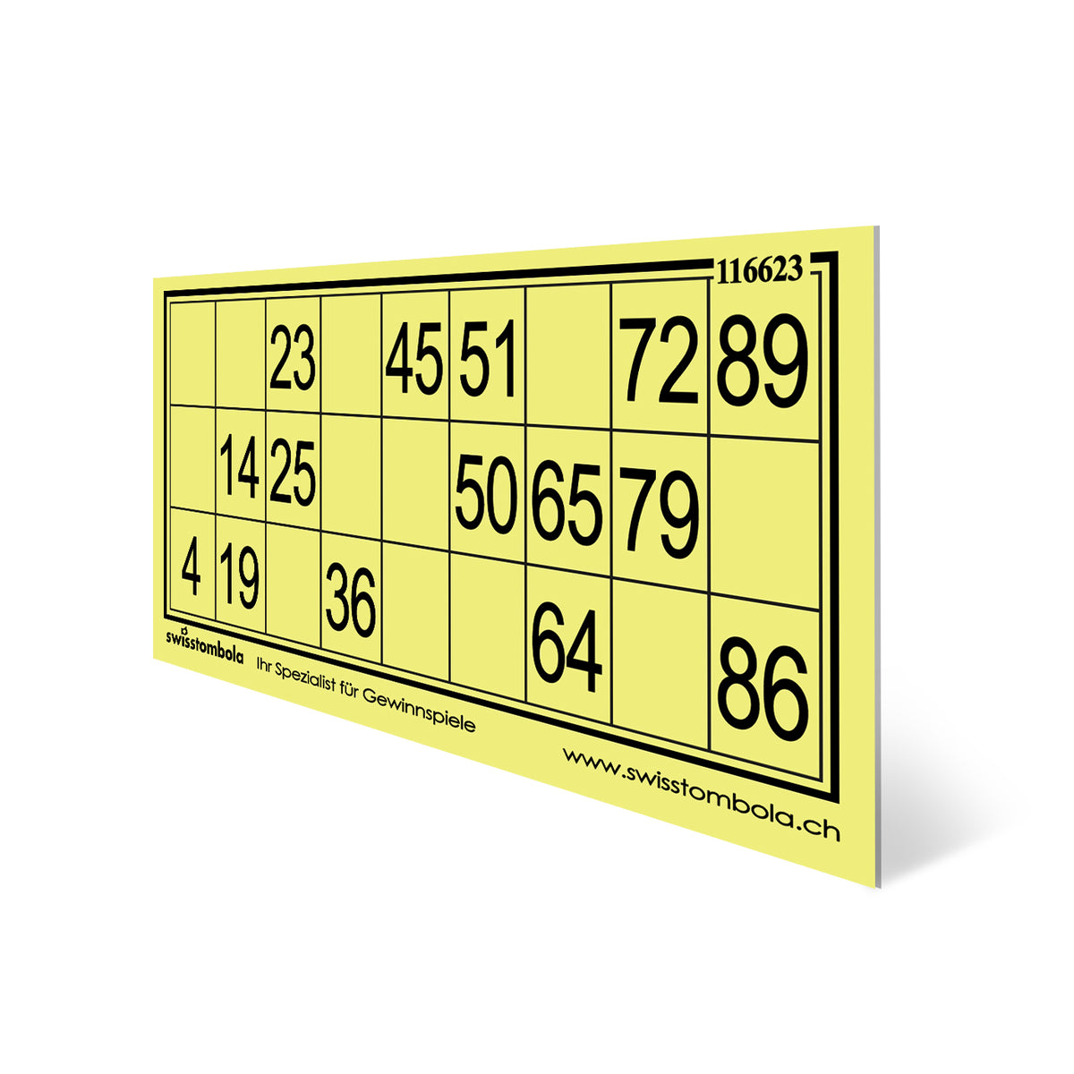 100 Lotto Karten plastifiziert 15 aus 90, 148.5 x 70 mm