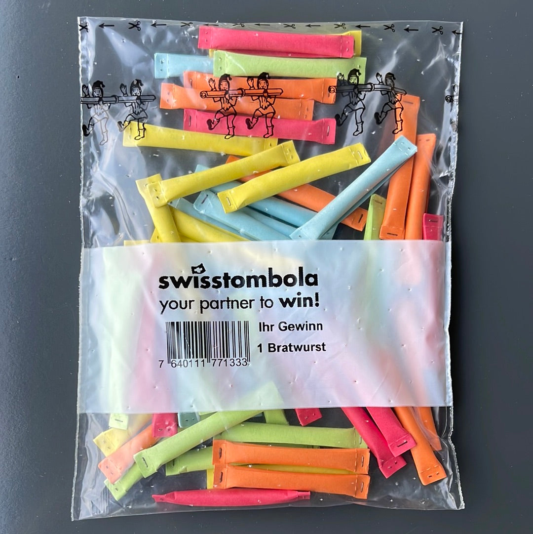 Swisstombola Gastro-Sicherheitslose 50 Stk (Kaffee, Bier, Bratwurst & Mineral)