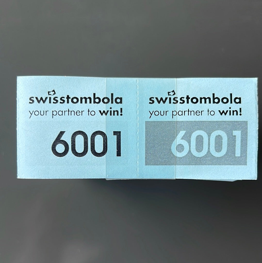 1000 Doppelnummern am Block blau