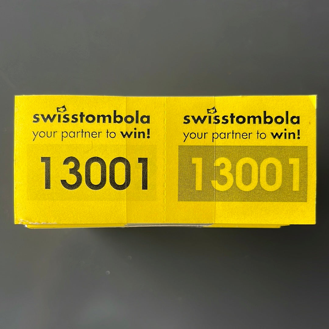 1000 Doppelnummern am Block gelb