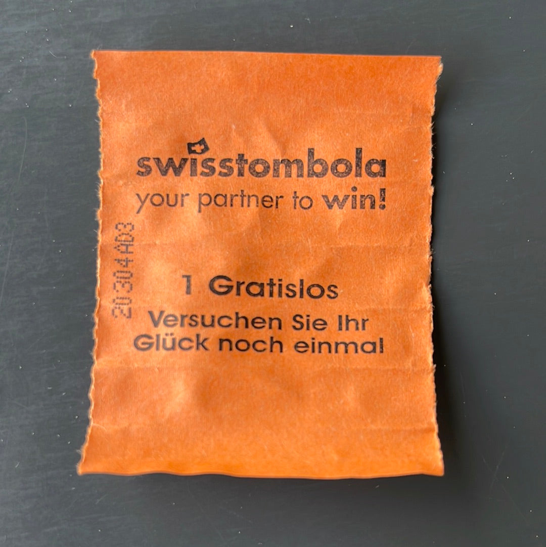 50 Swisstombola Gratislose „Versuchen Sie Ihr Glück noch einmal“ (5-farbig)