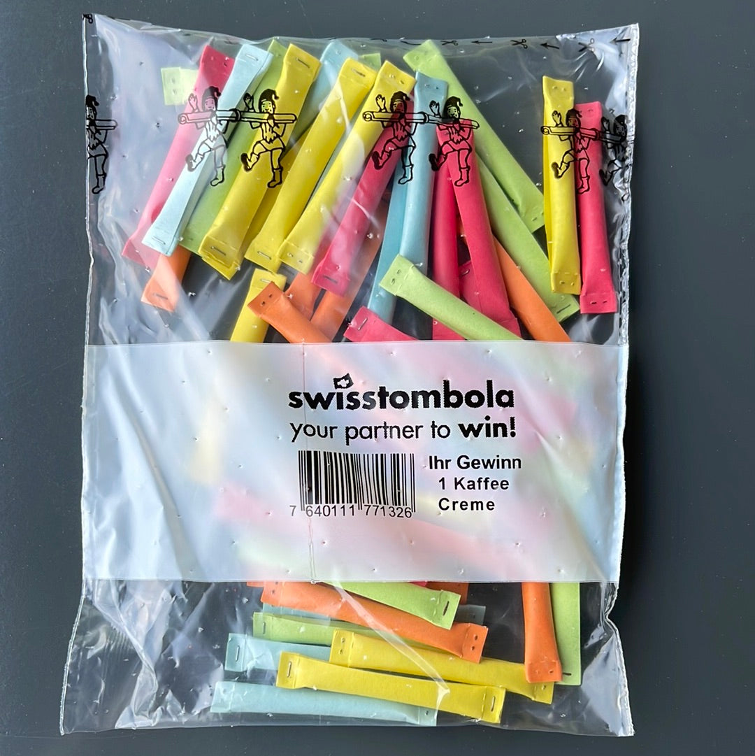 Swisstombola Gastro-Sicherheitslose 50 Stk (Kaffee, Bier, Bratwurst & Mineral)