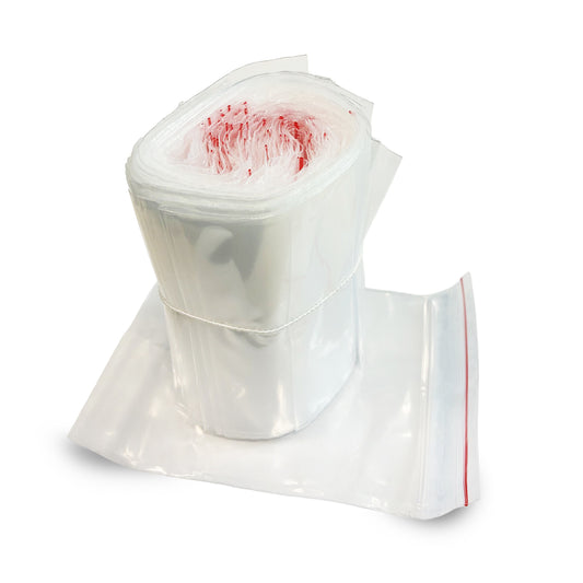 100 Plastikbeutel Minigrip klein für 10 oder 20 Lose abzupacken, Masse: 100x130x0,05 mm