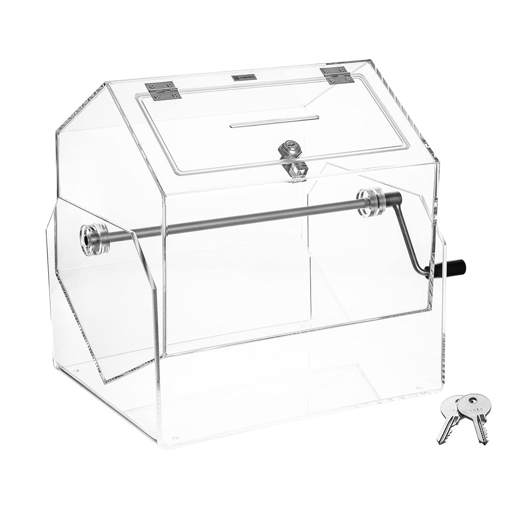 Lostrommel gross , Plexiglas 1000x690x640mm 6-eckig